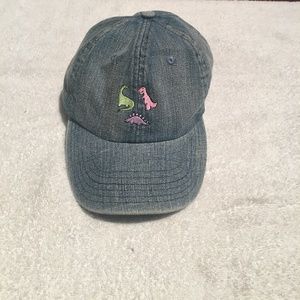 a.lab Faux Denim Dinosaur Hat